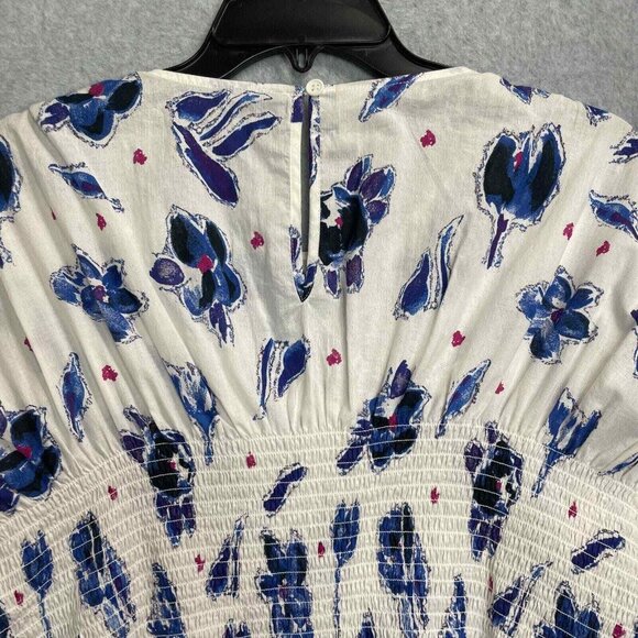 Baum und Pferdgarten Mynowa Top Womens 44 US 14 Floral Print Smocked Cotton‎ - Picture 7 of 14